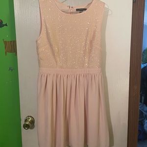 Dusty Pink Sequins Dress